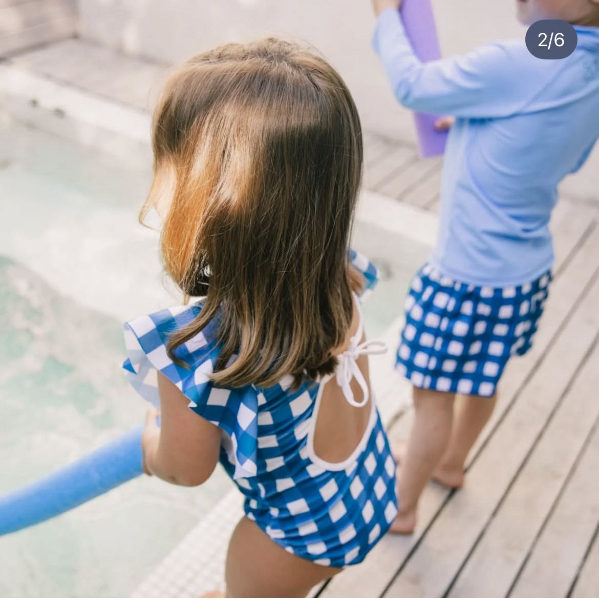 Traje de baño Vichy matchy