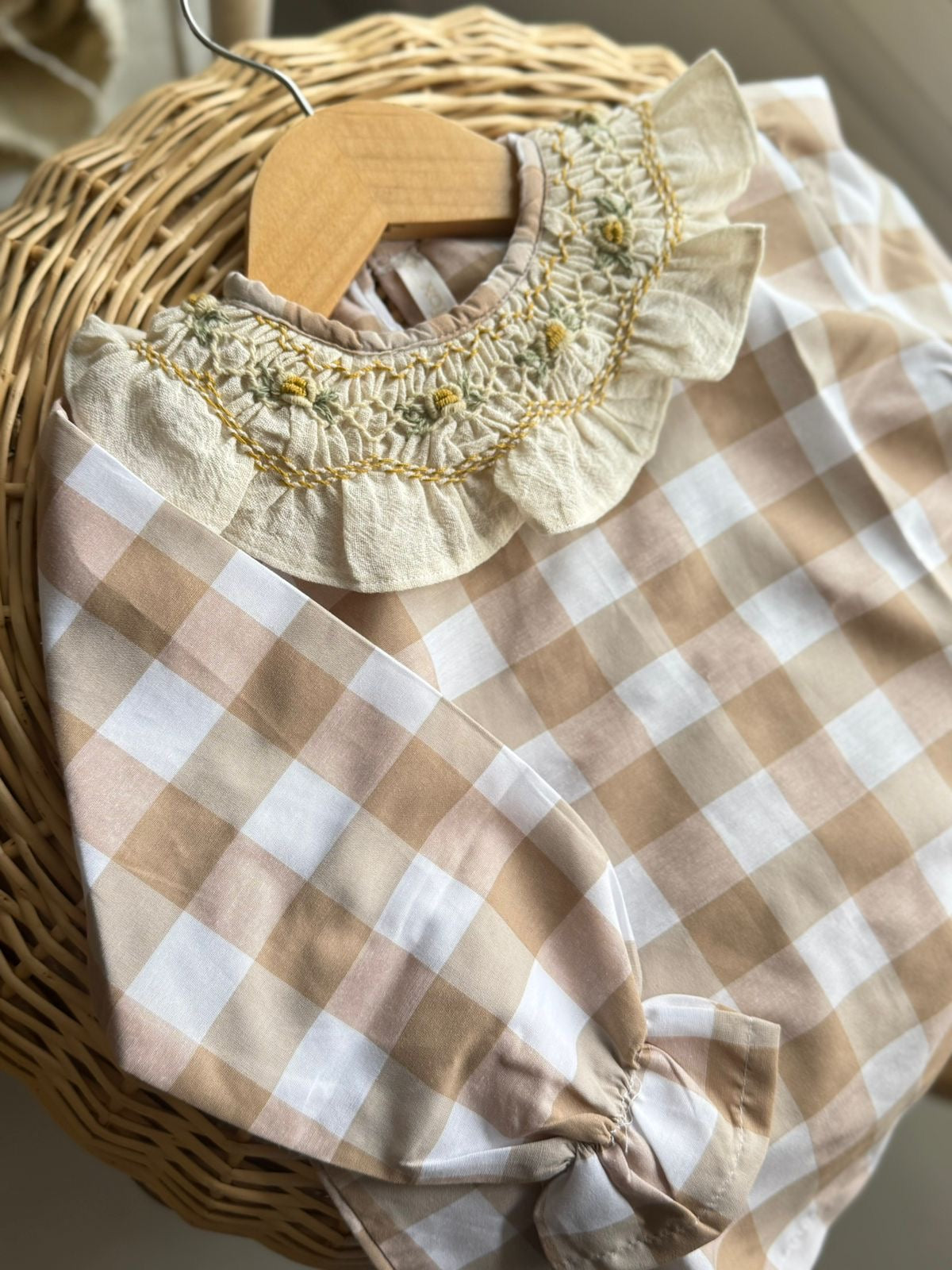 Camisa Lali smock t10 y 12