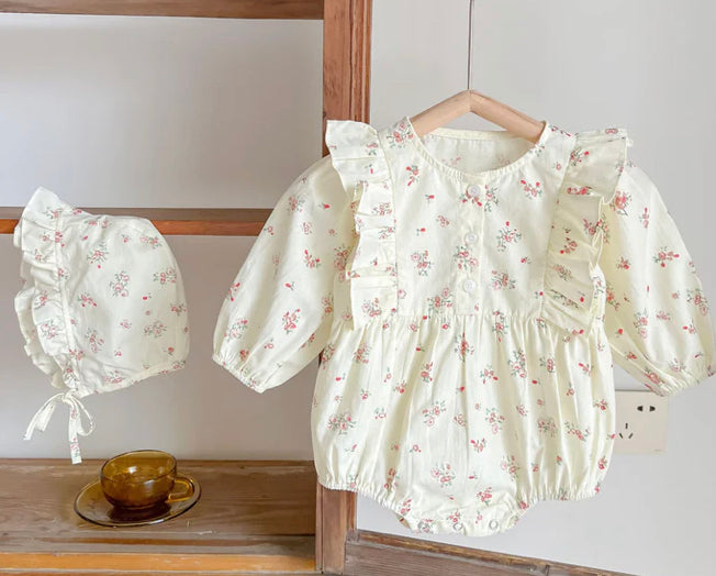 Conjunto flores con capota