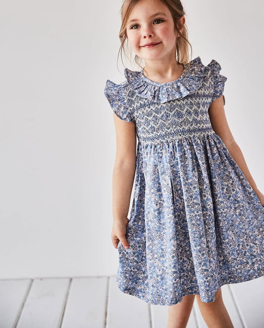 Vestido punto smock