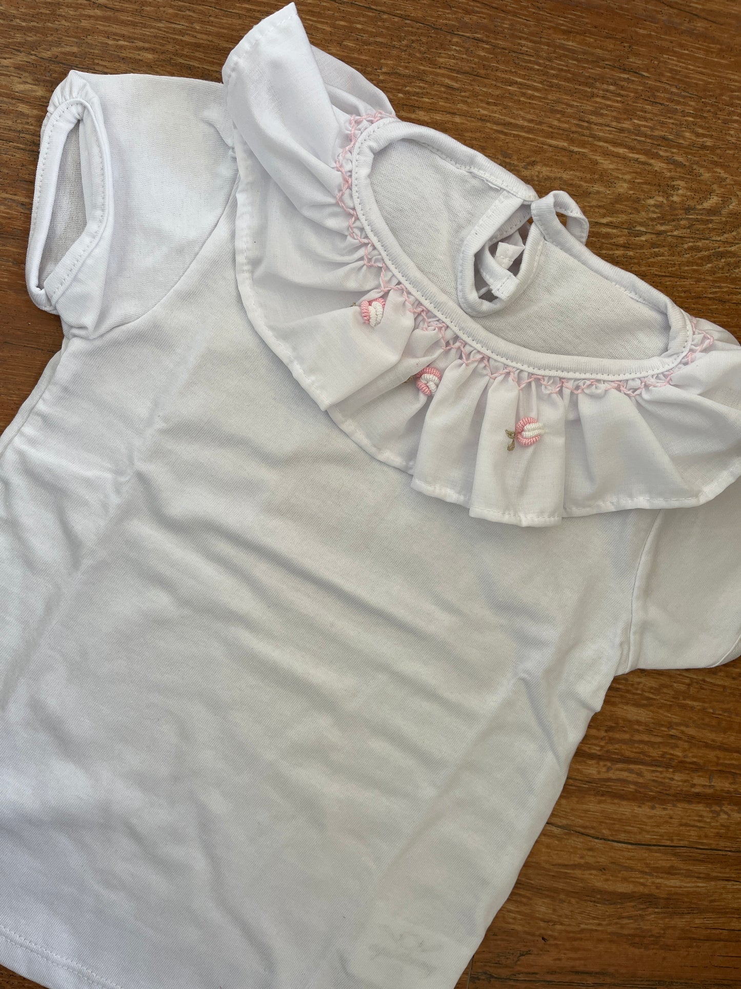 Remera smock alma manga corta