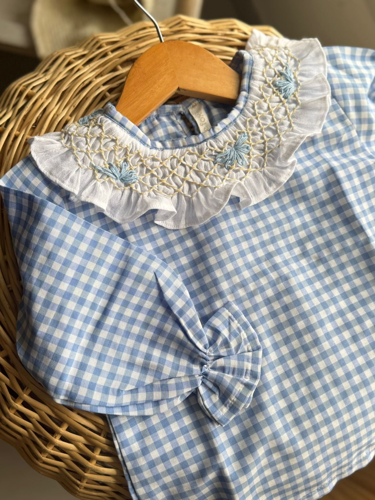Camisa Lali smock t10 y 12