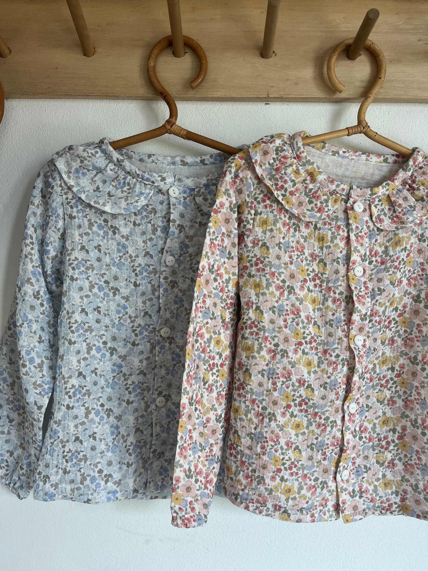 Camisa gasa florcitas