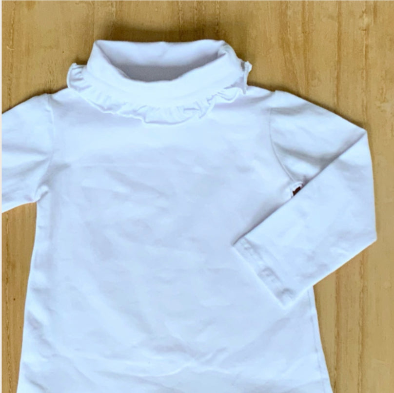 Polera larisa blanca