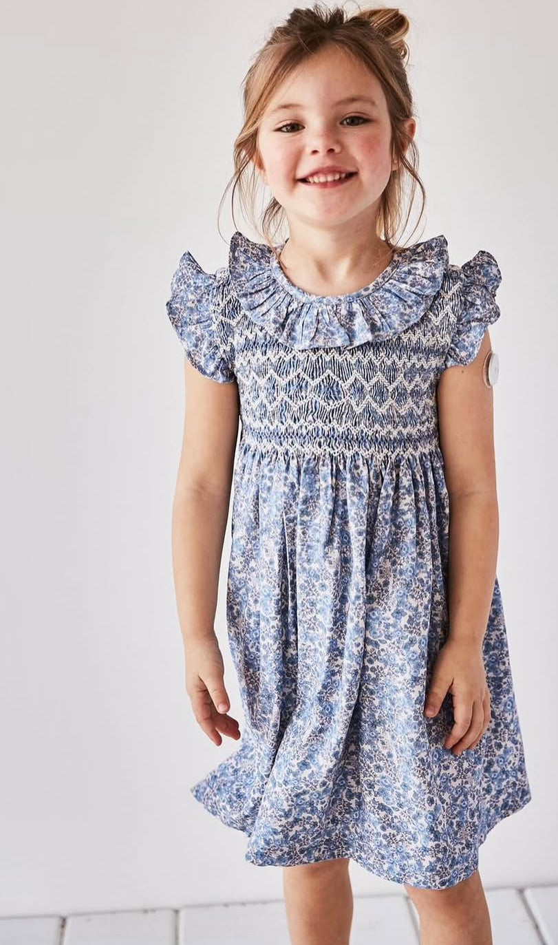 Vestido punto smock