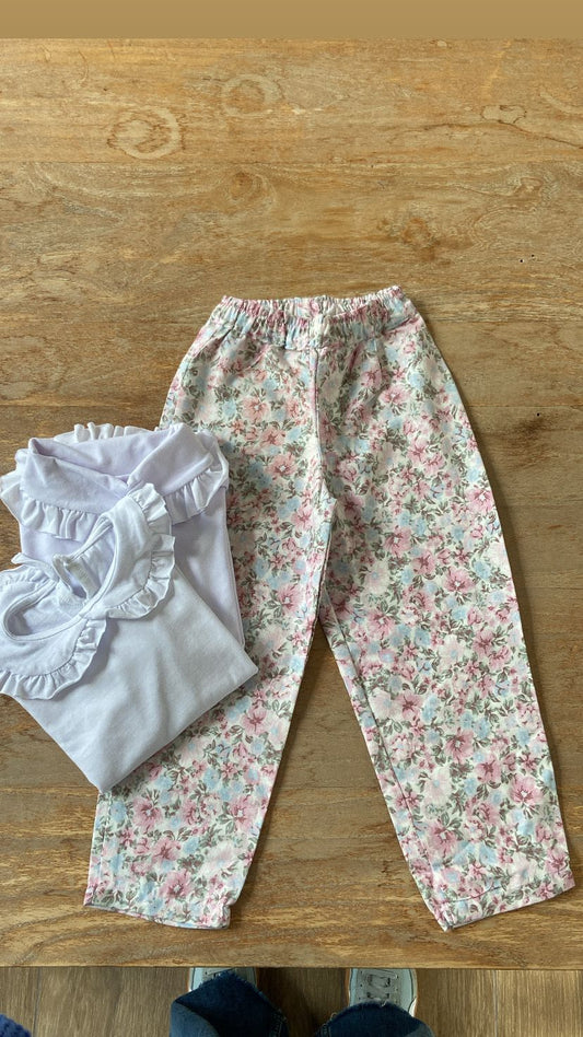 Pantalón florcitas