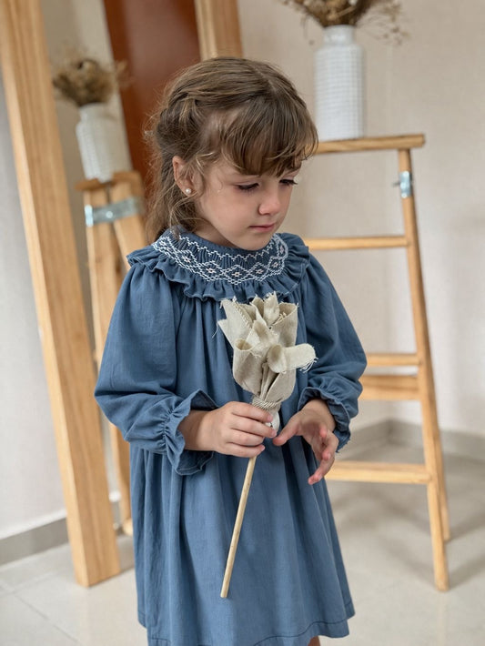 vestido Lali azul