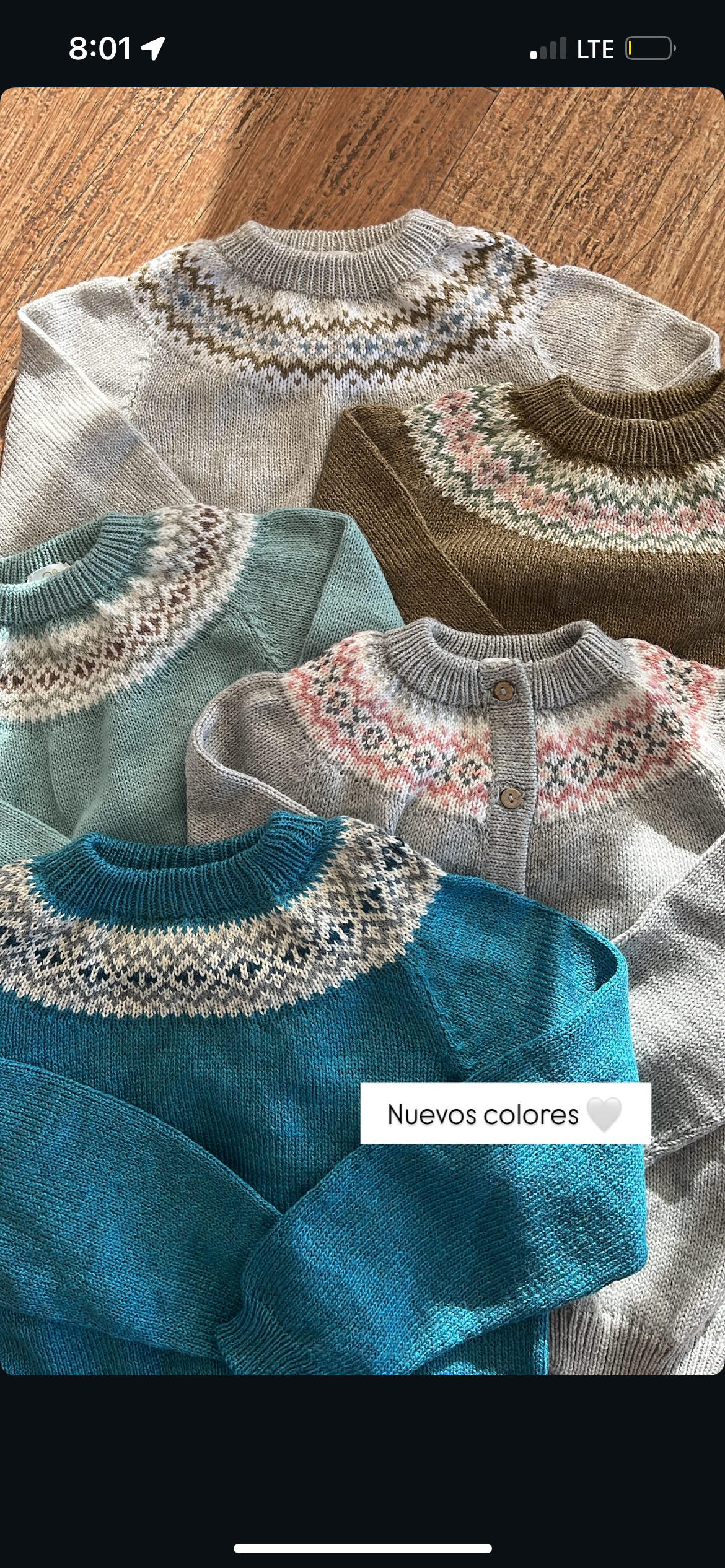 Sweater guarda talle 1