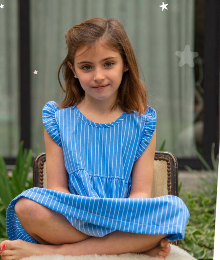Vestido Agnes rayado